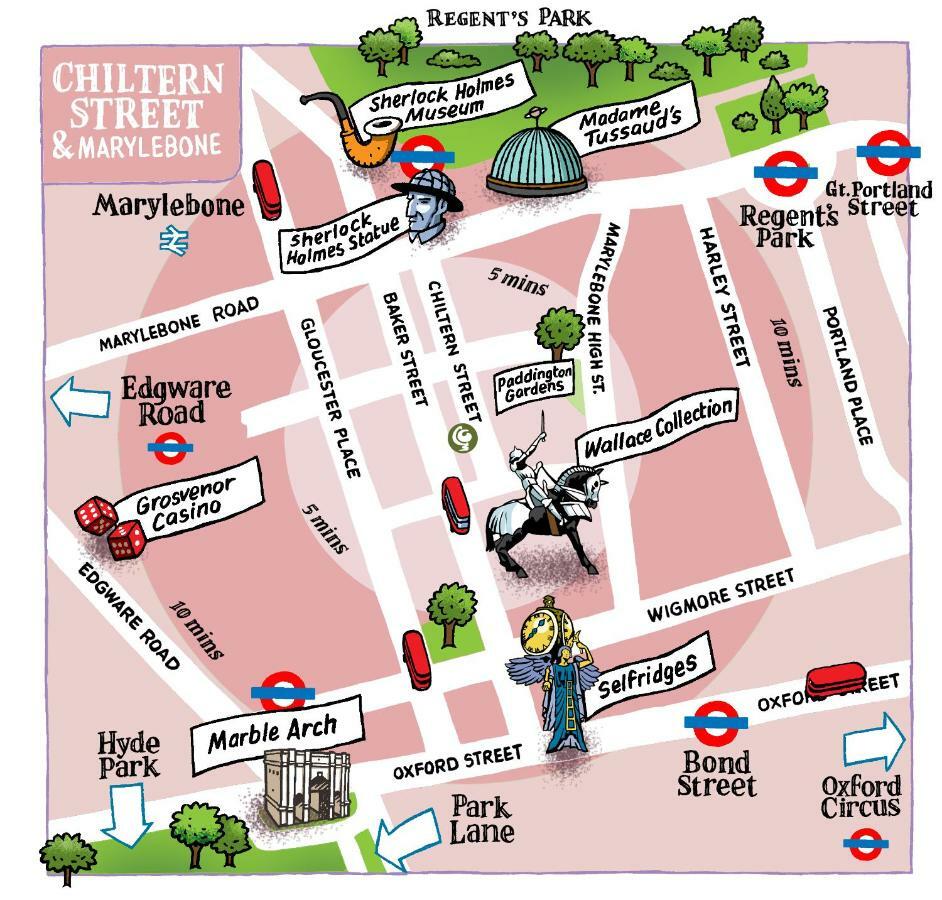 Chiltern Street Serviced Apartments - Marylebone London Exteriör bild